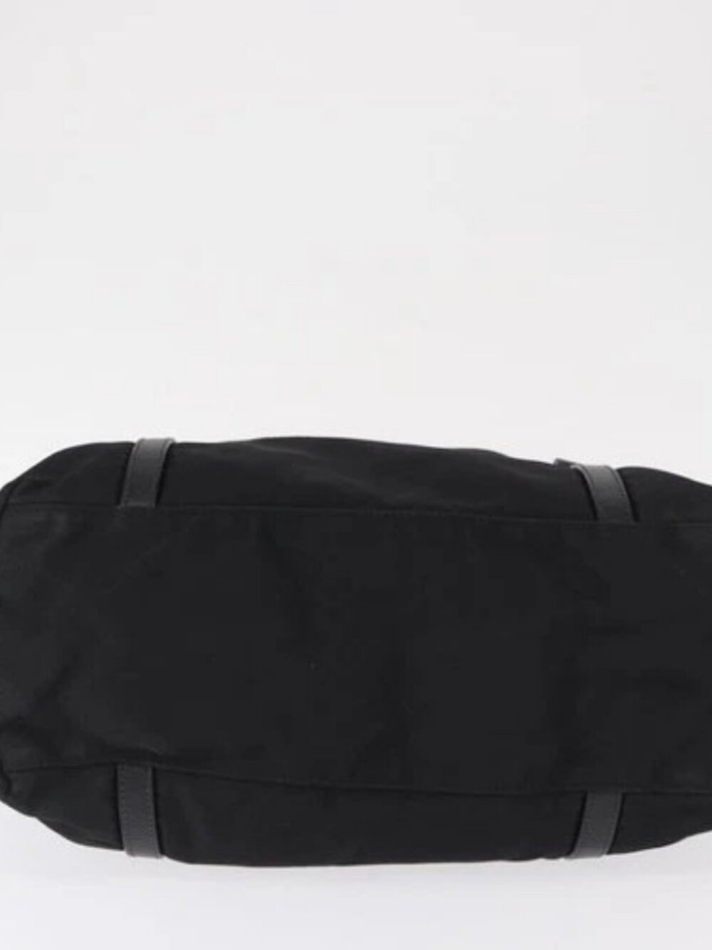 PRADA Tote Bag Nylon Black Gold Auth 157581 - Picture 5 of 16
